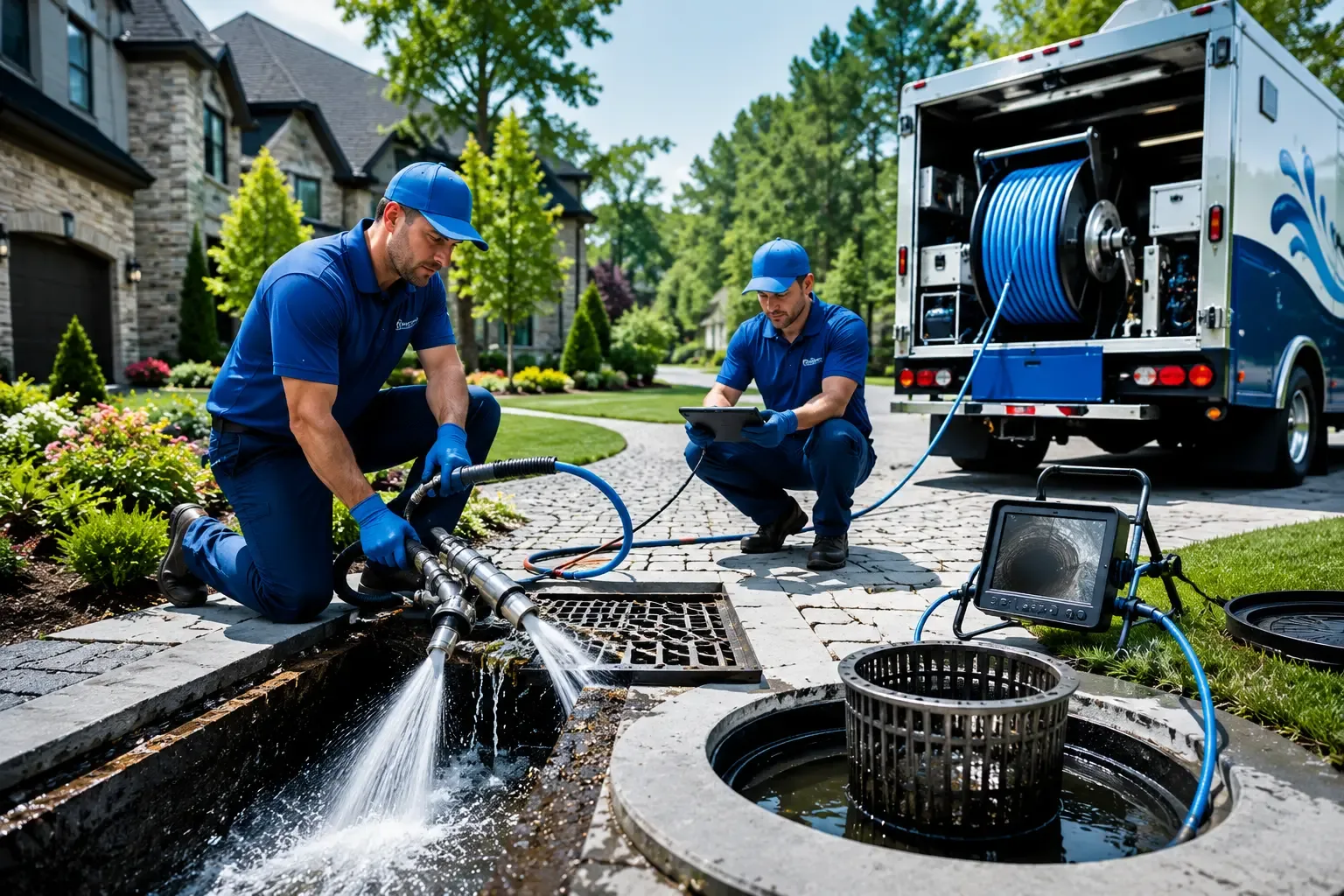 Local outdoor drain cleaning professionals in Redford, MO